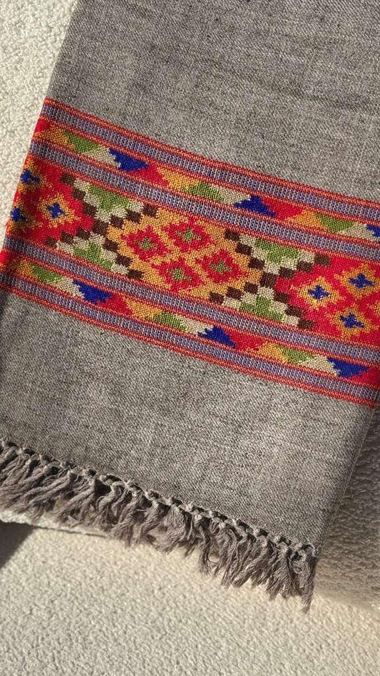 Handloom Pure Wool Collection : Grey