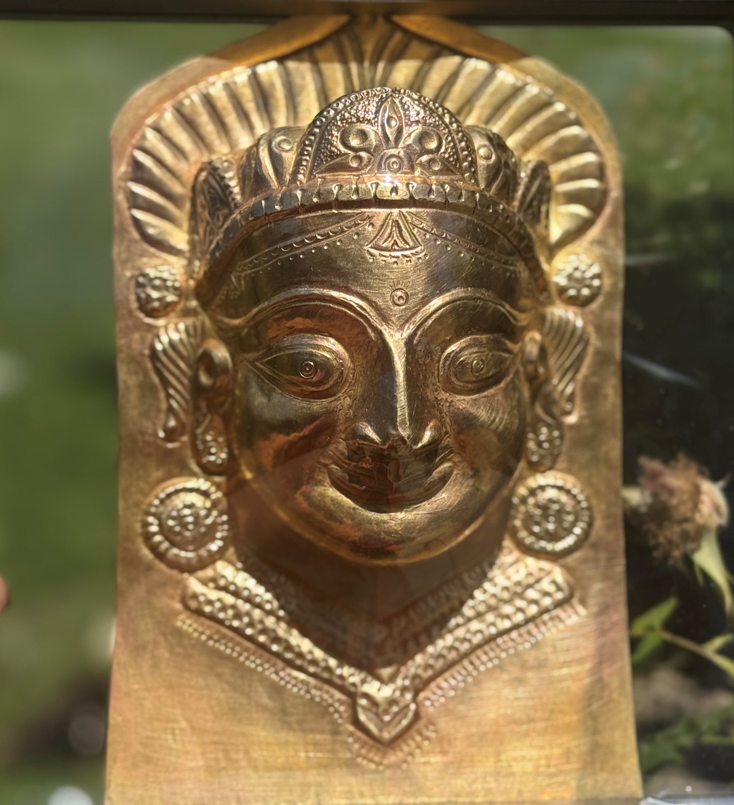 Handmade Brass metal face