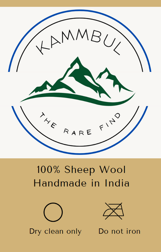 Handloom Pure Wool Collection : white