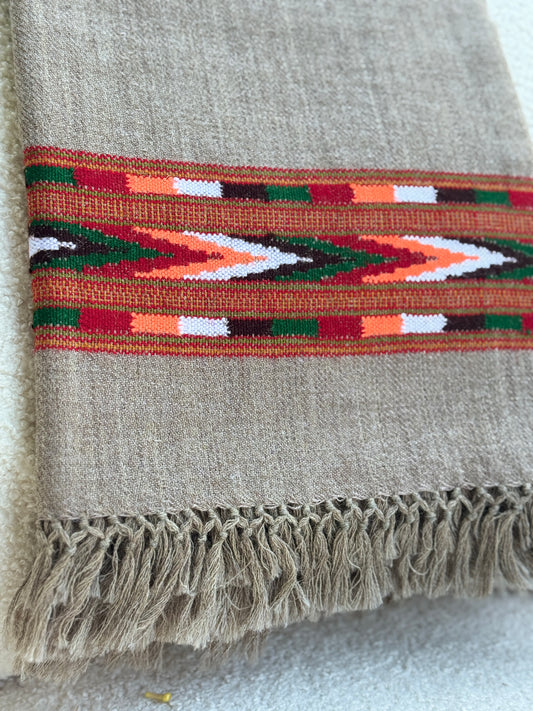 Handloom Pure Wool Collection : Brown