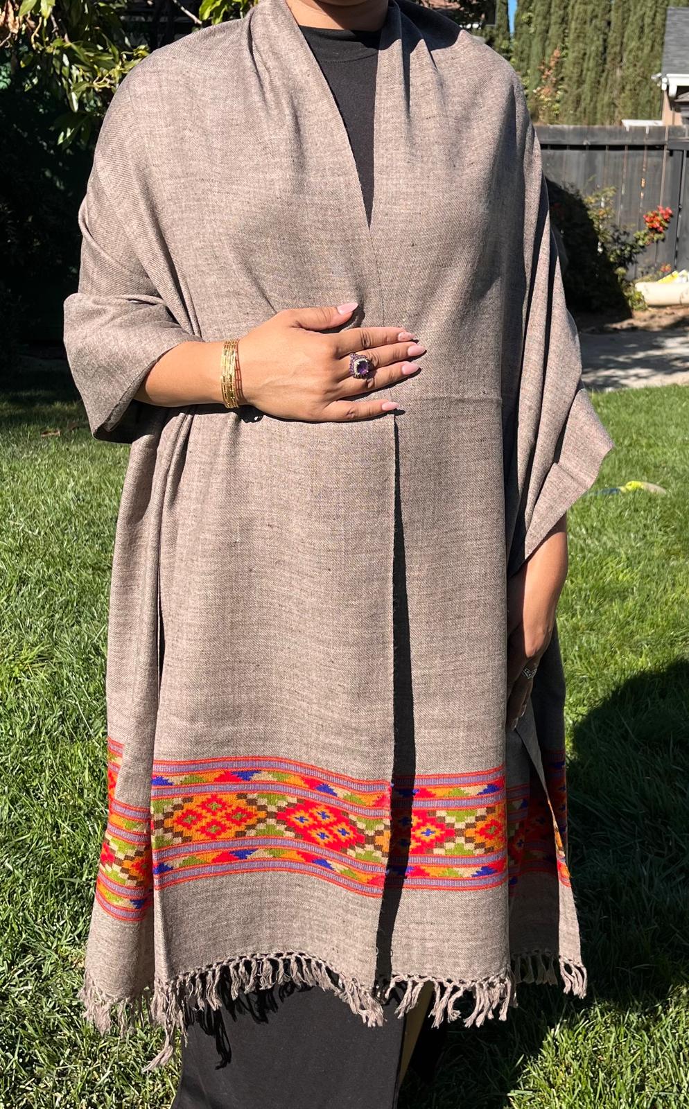 Handloom Pure Wool Collection : Grey