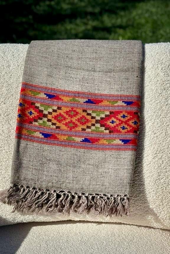 Handloom Pure Wool Collection : Grey