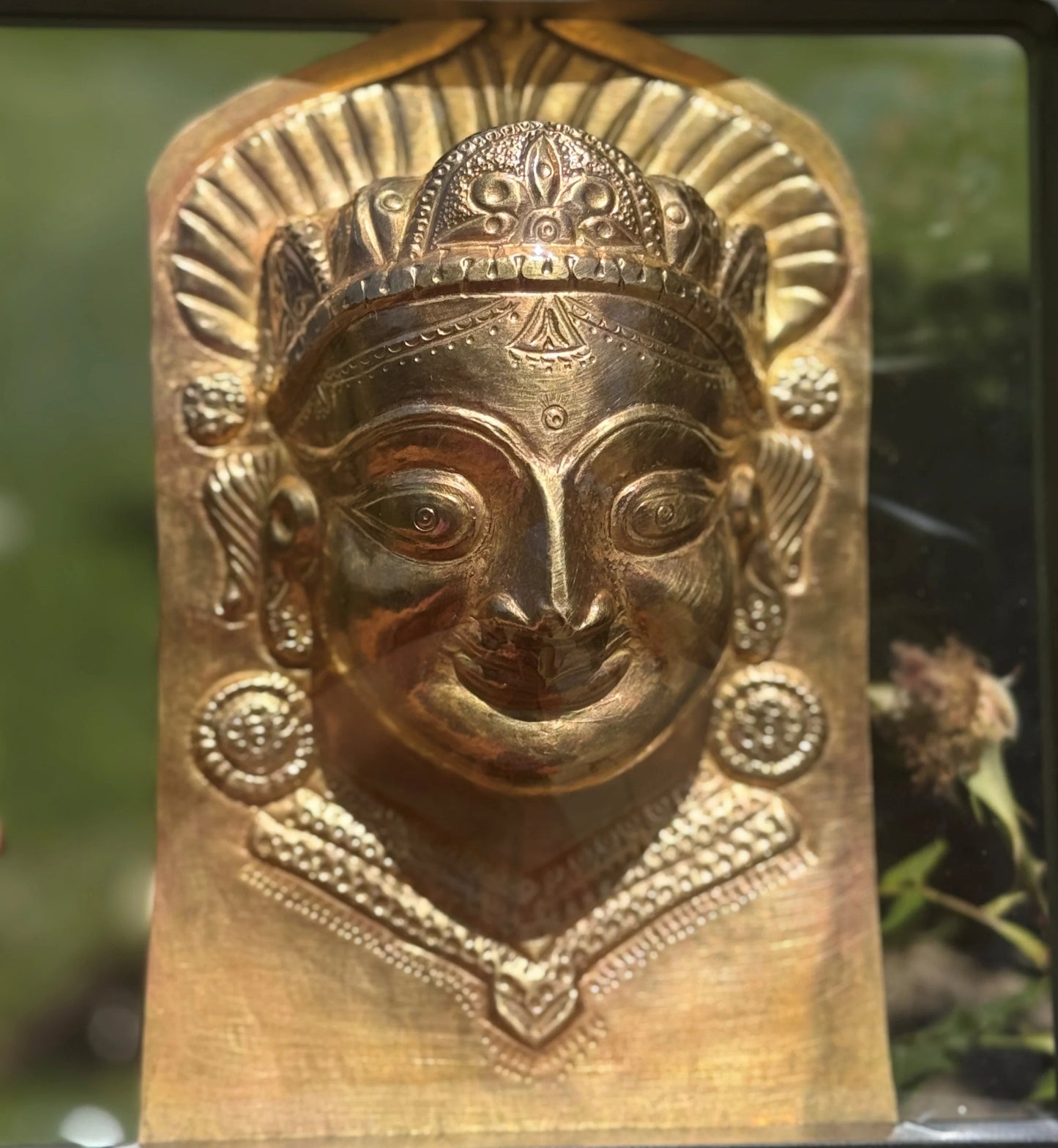 Handmade Brass metal face